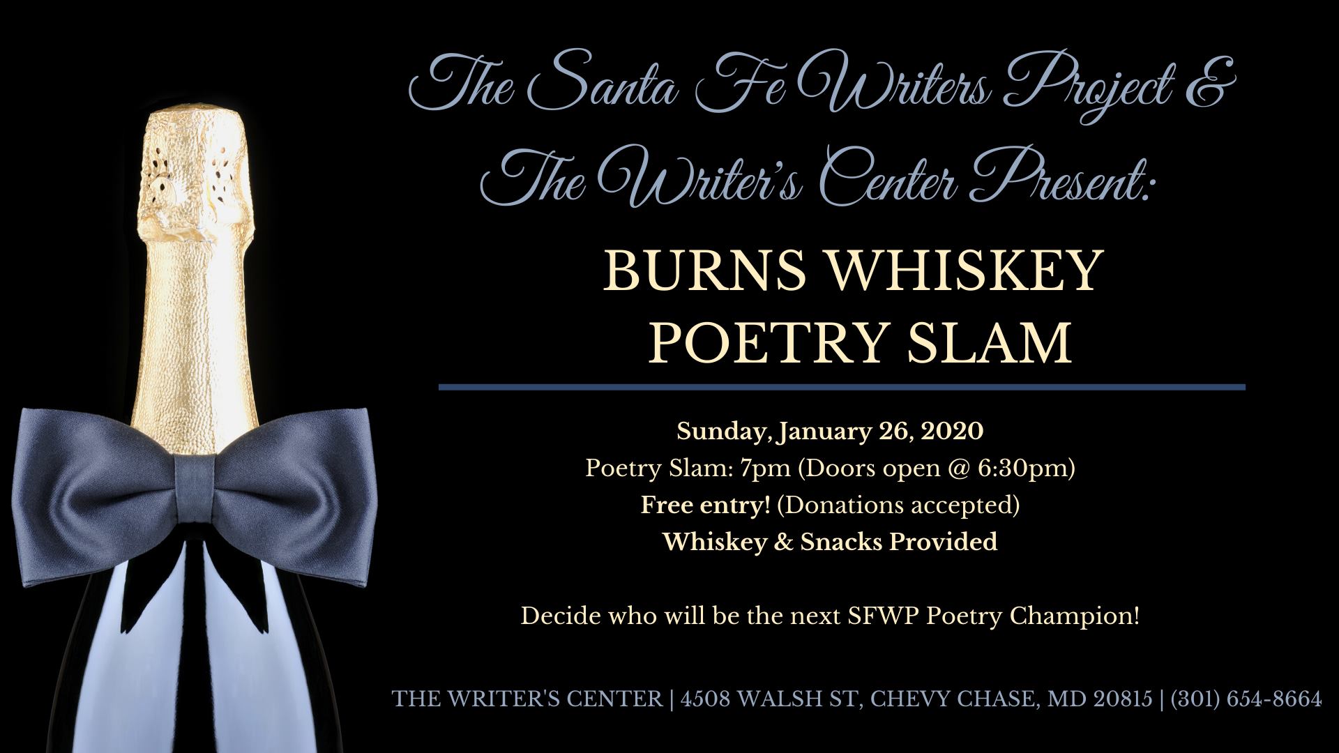 Burns Whiskey Poetry Slam